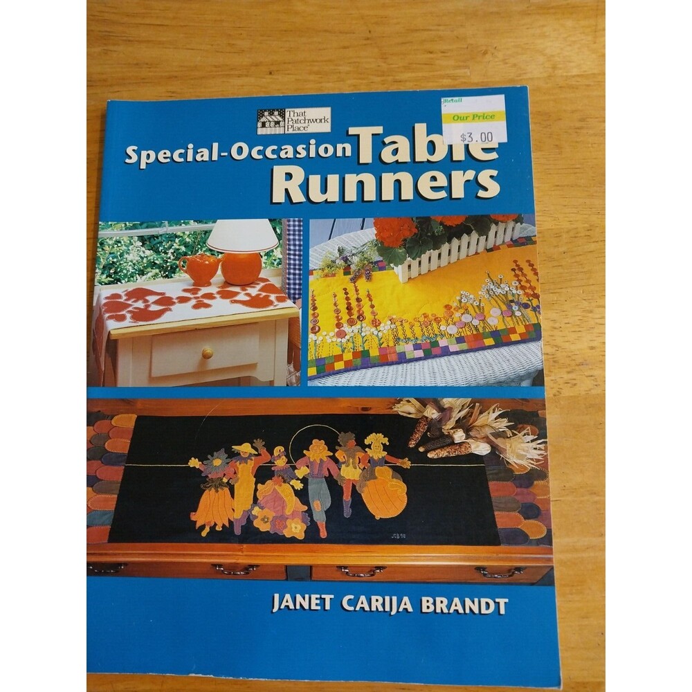 Special-Occasion Table Runners by Janet C. Brandt (1999, Other) Diy Sewing